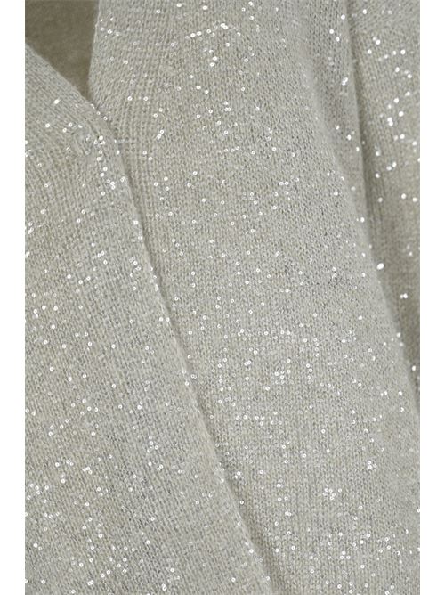 Cardigan con paillettes in misto alpaca Onice D. Exterior | 5933114ONI